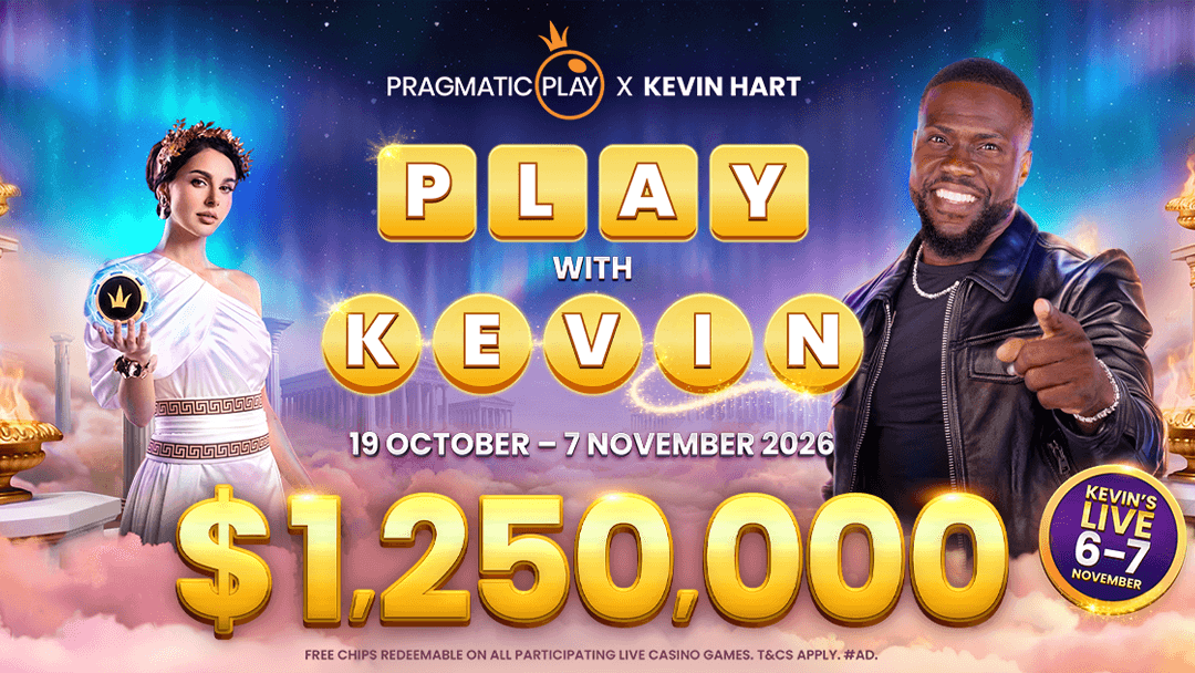 PLAY WITH KEVIN Banner EN USD Slots 1200x630